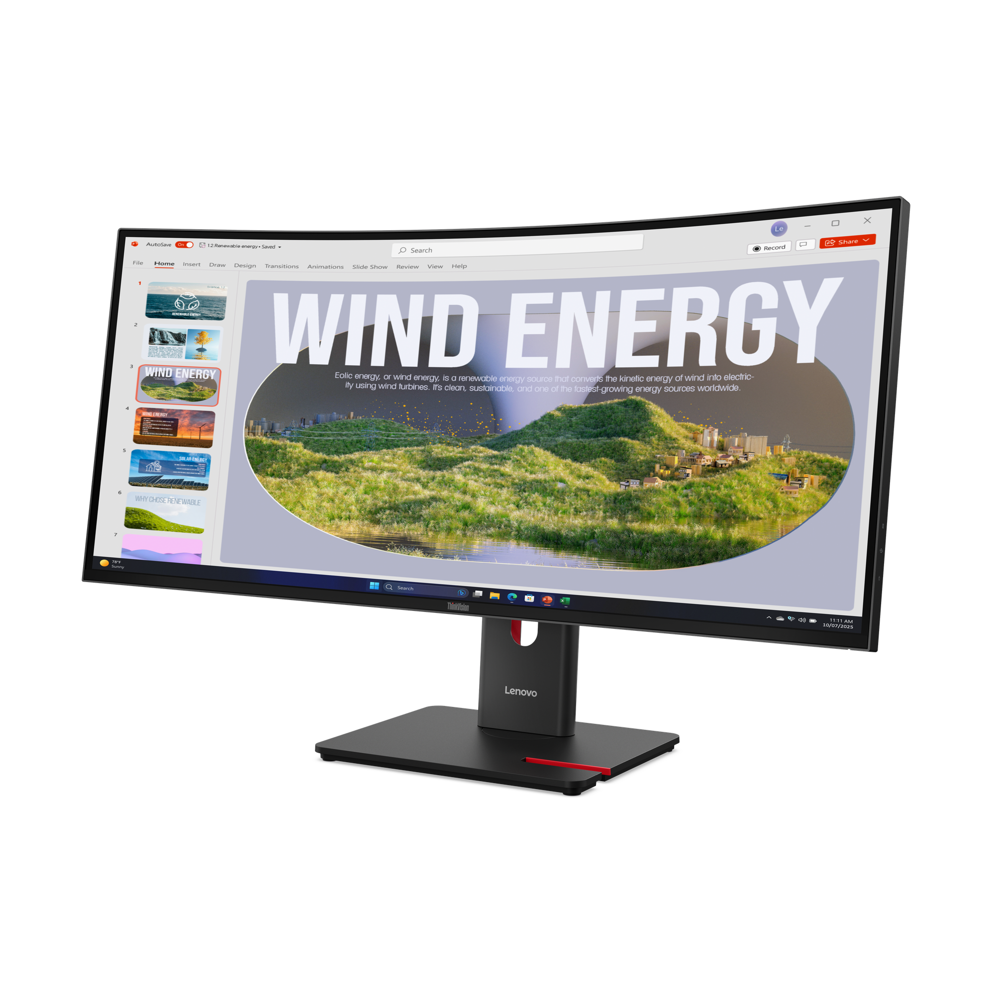 МОНИТОР Lenovo Monitor T34WD-40 / 64AEGAT1EU - Black - (34") - PN 64AEGAT1EU