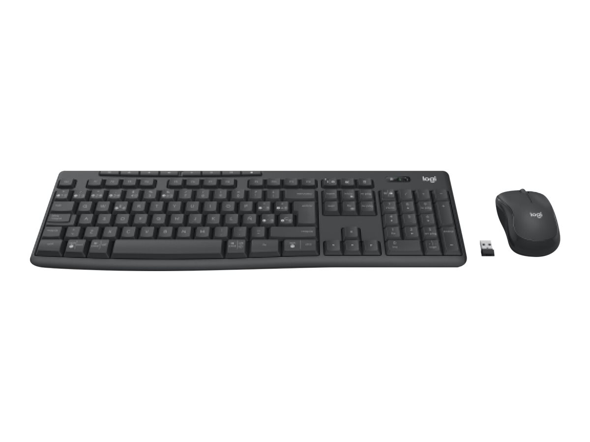 КОМПЛЕКТ МИШКА + КЛАВИАТУРА LOGITECH MK370 - Wireless / Безжична - QWERTY - US - БЕЗ БДС КИРИЛИЗАЦИЯ (WITHOUT BDS CYRILLIC) - Graphite - PN 920-012077
