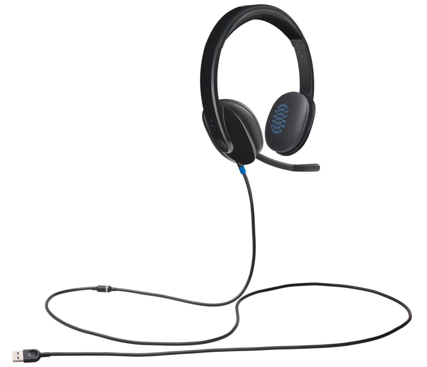 Слушалки Logitech Headset H540 / 981-000480 Black - PN 981-000480