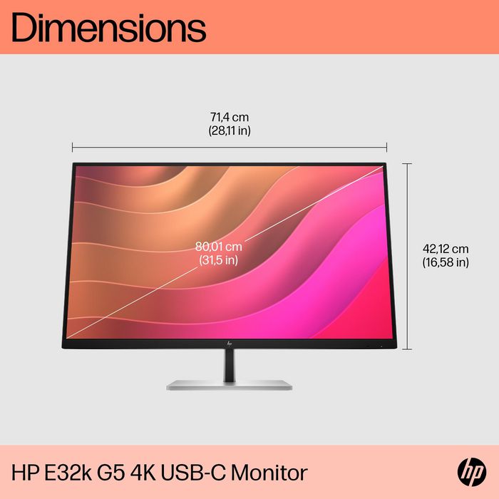Монитор 31,5" HP Monitor 6N4D6AA / 6N4D6AA#ABB Silver/Black - PN 6N4D6AA#ABB