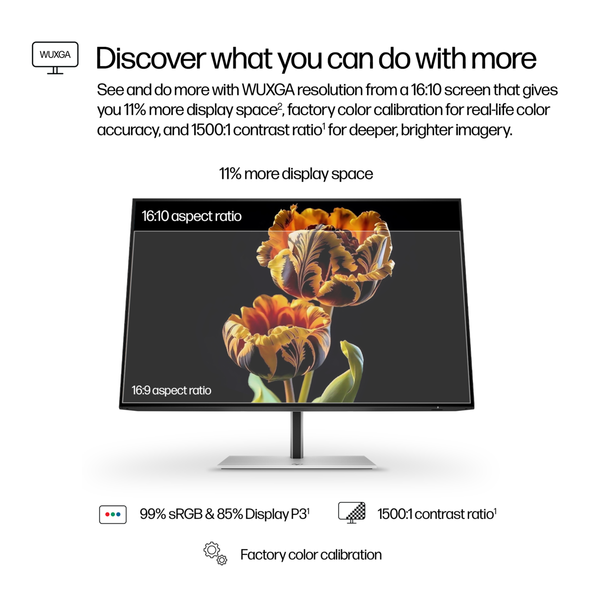 Монитор 24" HP Monitor 8X534AA / 8X534AA#ABB Silver/Black - PN 8X534AA#ABB