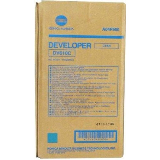 ДЕВЕЛОПЕР ЗА KONICA MINOLTA BIZHUB Pro C5500/C5501/C6500/C6501 - Cyan - Developer - DV610C (DV-610C) -  PN A04P900