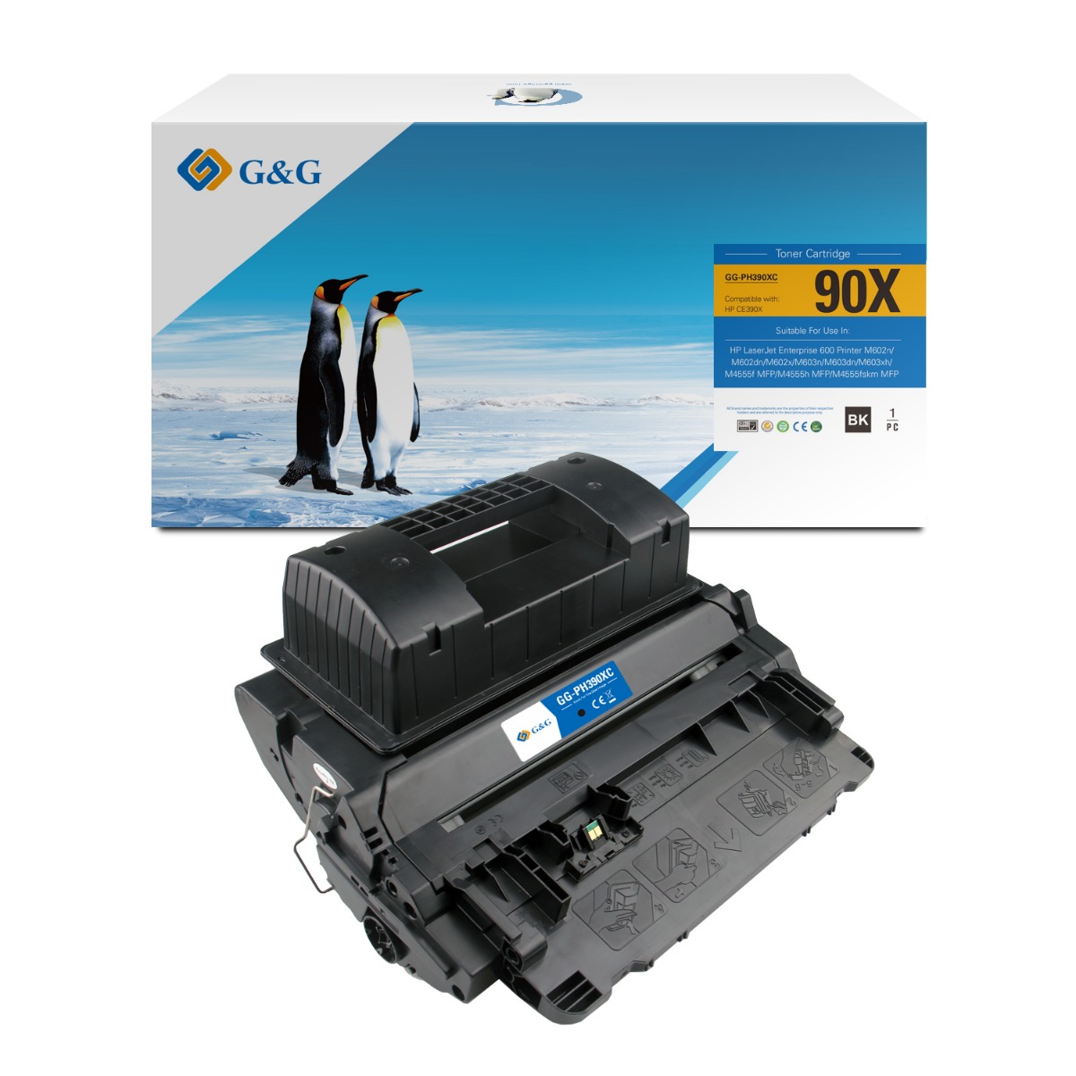 КАСЕТА ЗА HP Laserjet M602/M603/M4555 MFP series - /90X/ - CE390X - Black - PN NT-CH390XC/NT-PH390XC/PH390XCW - G&G