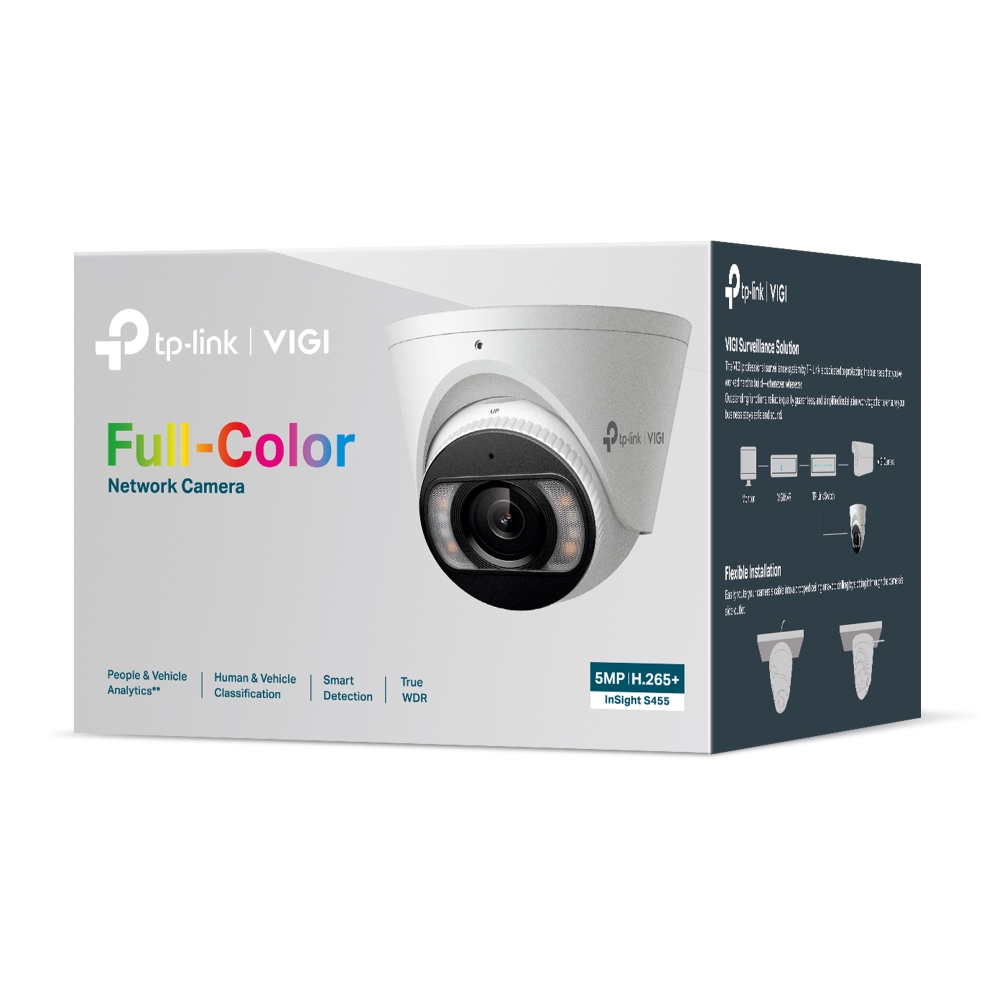Камера за видеонаблюдение TP-LINK Surveillance camera C455 2,8mm / VIGI C455(2.8MM) - White - PN VIGI C455(2.8MM)