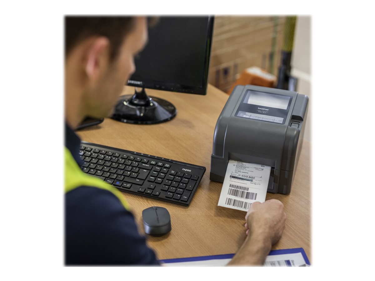 ПРОФЕСИОНАЛЕН ЕТИКЕТЕН БАРКОД ПРИНТЕР BROTHER TD4420TN (TD-4420TN) - PN TD4420TNZ1