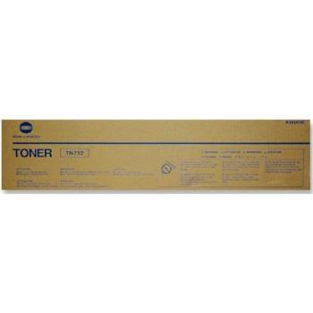 Тонер касета за Konica Minolta bizhub 654e/754/654/754e - Toner - TN712 (TN-712) / A3VU050 - Black - PN A3VU050