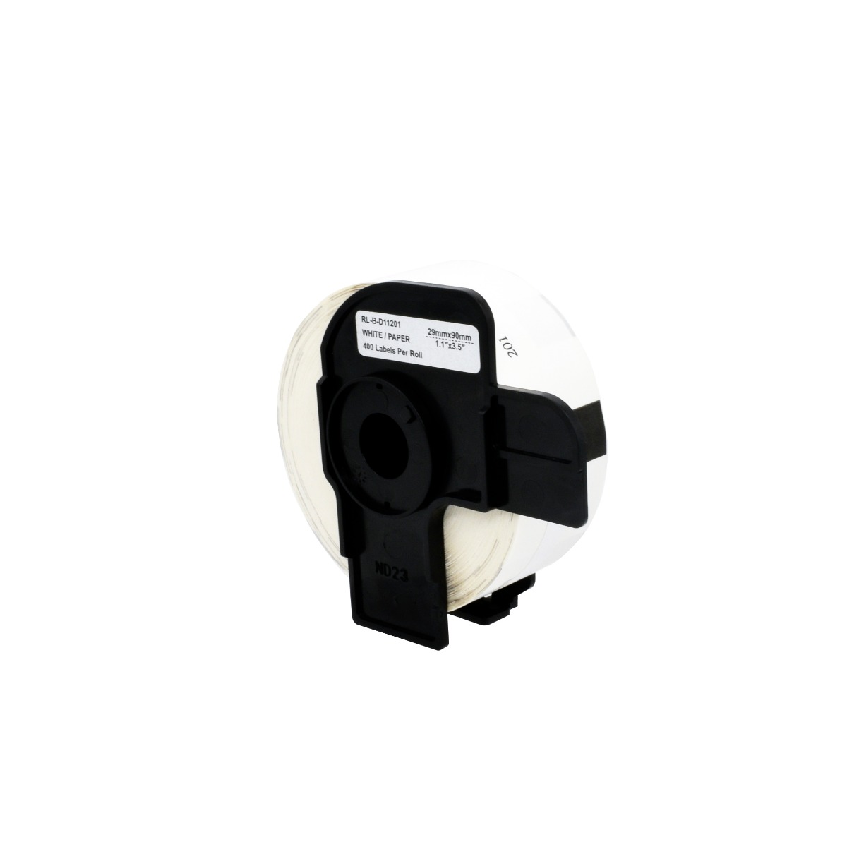 ЛЕНТА ЗА ЕТИКЕТНИ ПРИНТЕРИ BROTHER ТИП QL - STANDARD ADDRESS LABEL - 29 mm x 90 mm x 400 - DK11201 (DK-11201) - PN RL-BR-DK11201 - G&G