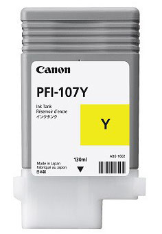 Глава за Canon imagePROGRAF IPF680/IPF780 Series - Ink - PFI107Y (PFI-107Y) / 6708B001 - Yellow - PN 6708B001