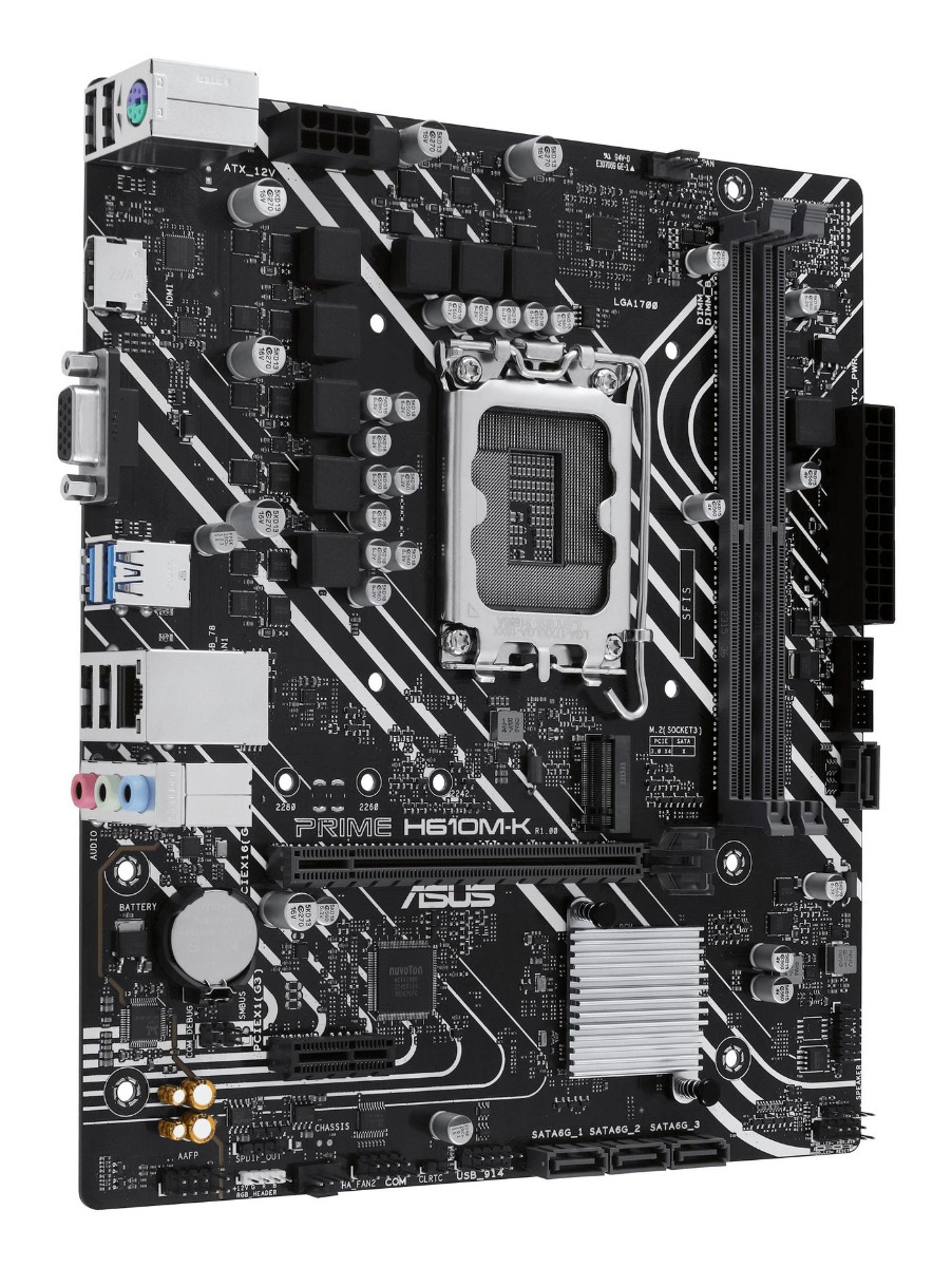 Дънна платка Asus Motherboard PRIME H610M-K / 90MB1GA0-M0EAY0 Black - PN 90MB1GA0-M0EAY0