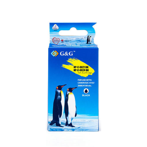 ГЛАВА ЗА CANON BJC 2000/2010/2100/2110/2115/2120/2125 - BCI-24 (BCI24)/BCI-21 (BCI21) - Black - G&G