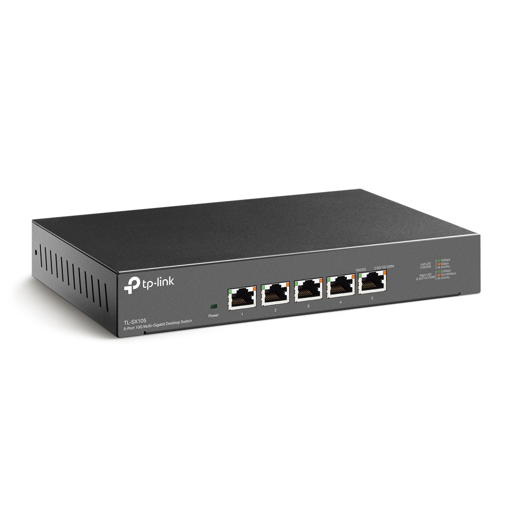 Суич TP-LINK Switch TL-SX105 / TL-SX105 - Black - PN TL-SX105