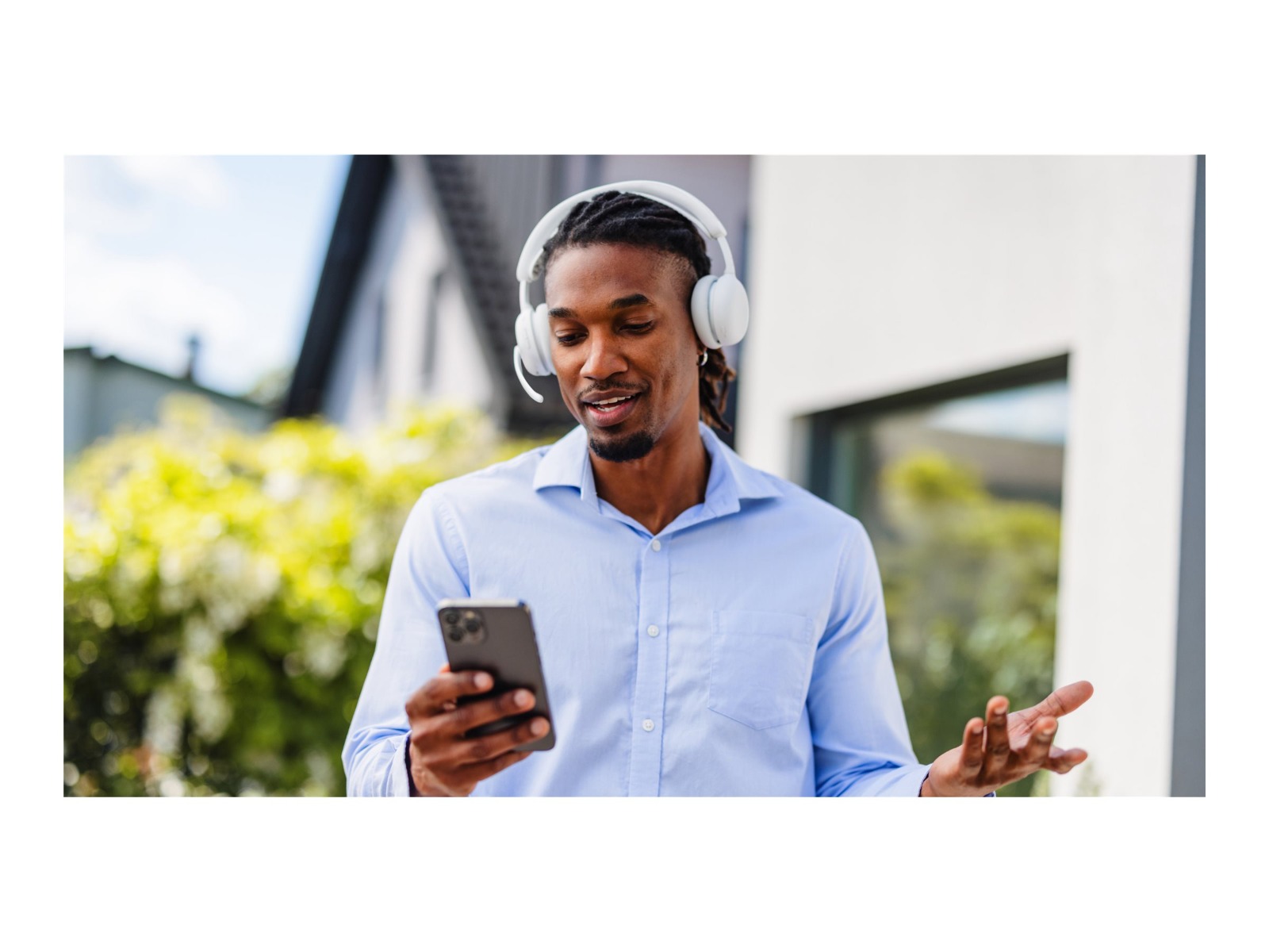 Слушалки Logitech Headset Zone Wireless 2 ES White - PN 981-001520