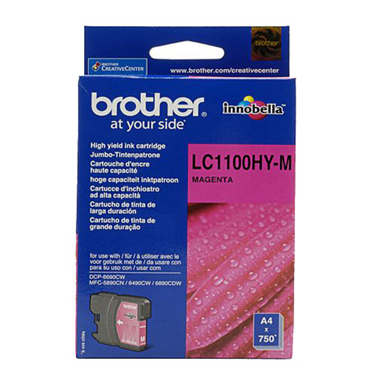 ГЛАВА ЗА BROTHER MFC 6490CW/DCP 6690CW - Magenta - HIGH CAPACITY  - PN LC1100HYM (LC-1100HYM)