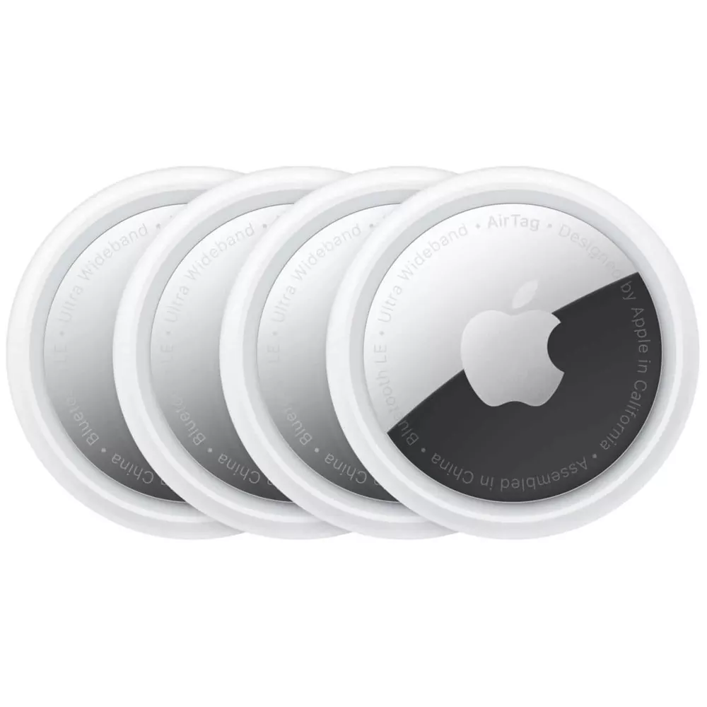Тракер за проследяване 4 броя комплект Apple Tracker / Locator AIRTAG / MX542ZY/A Silver 4-Pack - PN MX542ZY/A