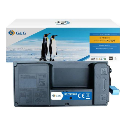 КАСЕТА ЗА KYOCERA MITA FS 2100/4100/4200/4300/ECOSYS M3040dn/3540 - Black - TK3100 (TK-3100) - PN NT-FTK3100C - G&G