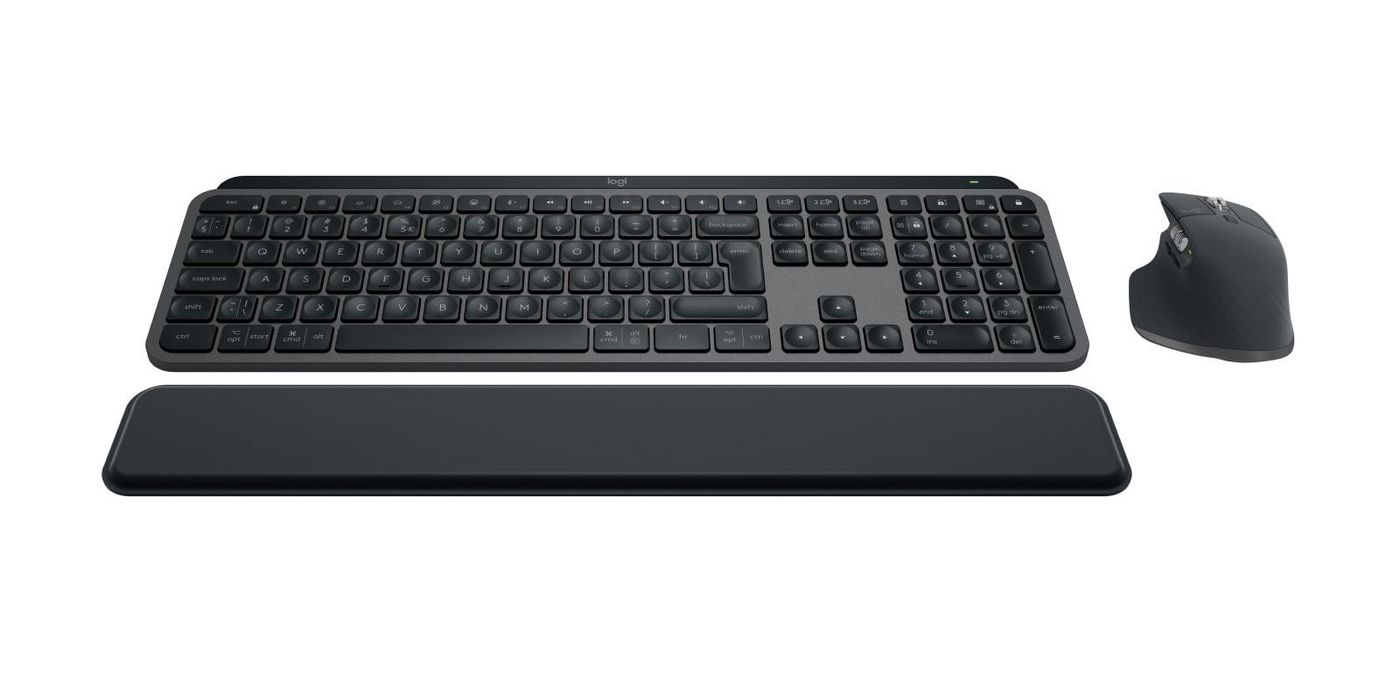 Комплект МИШКА + КЛАВИАТУРА Logitech Mouse and keyboard set MX Keys S / 920-011614 - Black - PN 920-011614