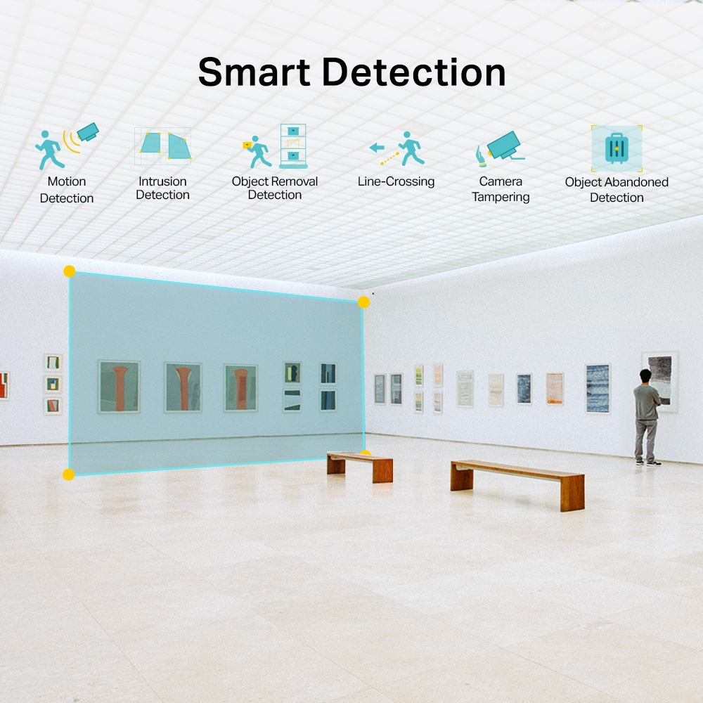 Камера за видеонаблюдение TP-LINK Surveillance camera C420I 2.8mm / VIGI C420I(2.8mm) - White - PN VIGI C420I(2.8mm)