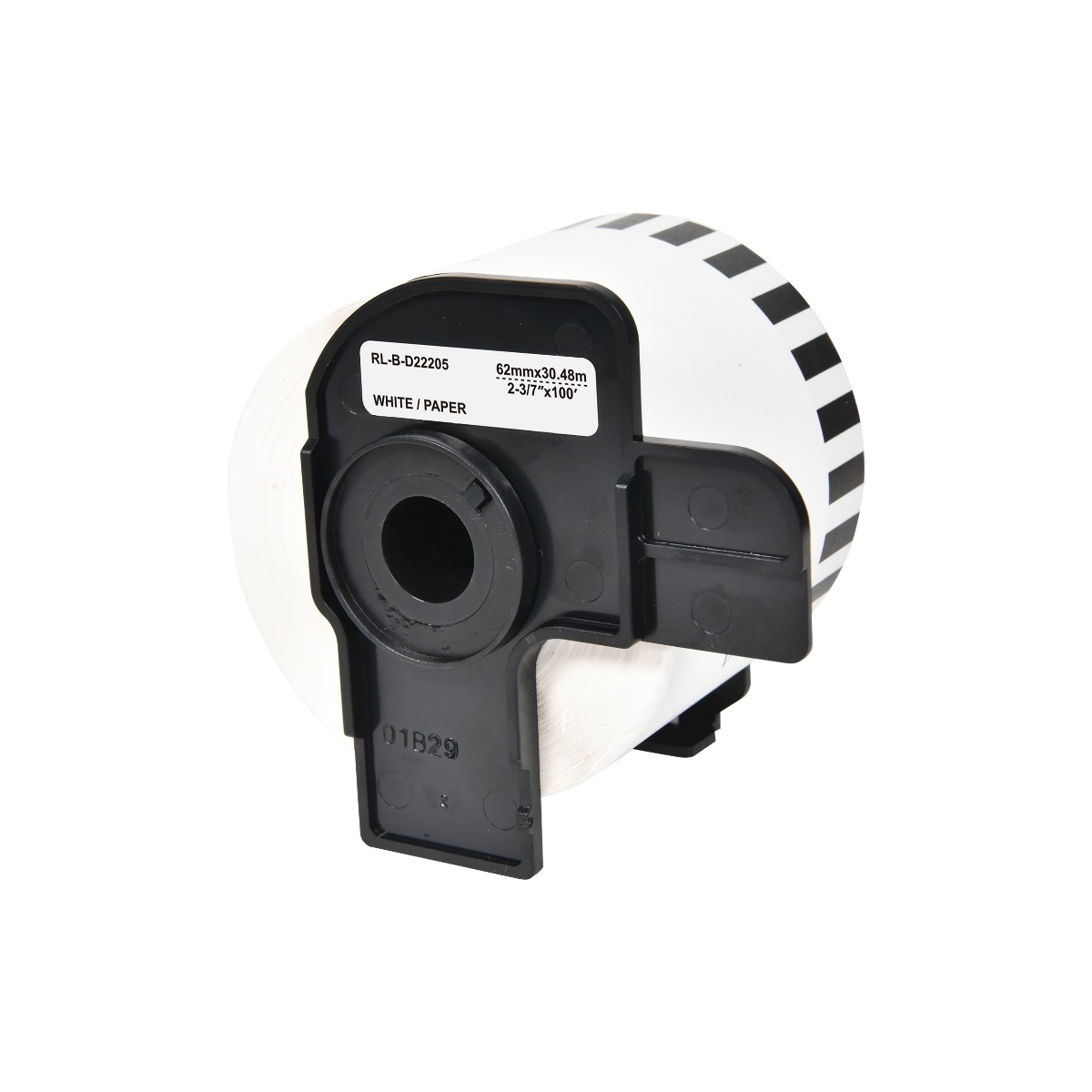 ЛЕНТА ЗА ЕТИКЕТНИ ПРИНТЕРИ BROTHER ТИП QL - CONTINUOUS PAPER TAPE - 62 mm x 30,48 m - DK22205 (DK-22205) - PN RL-BR-DK22205 - G&G