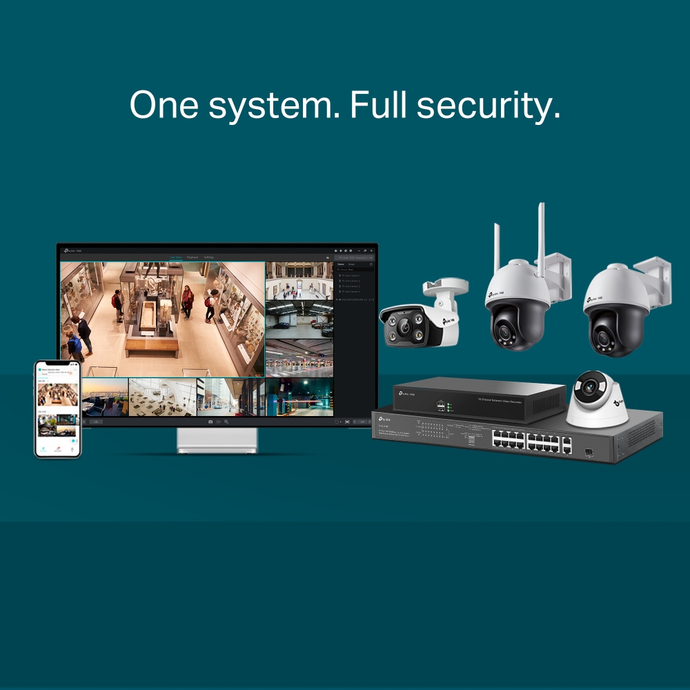Камера за видеонаблюдение TP-LINK Surveillance camera C540-W 4mm / VIGI C540-W(4mm) - White - PN VIGI C540-W(4mm)