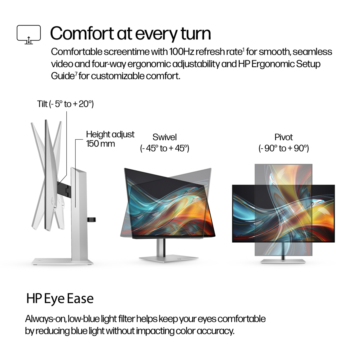 Монитор 24" HP Monitor 8X534AA / 8X534AA#ABB Silver/Black - PN 8X534AA#ABB