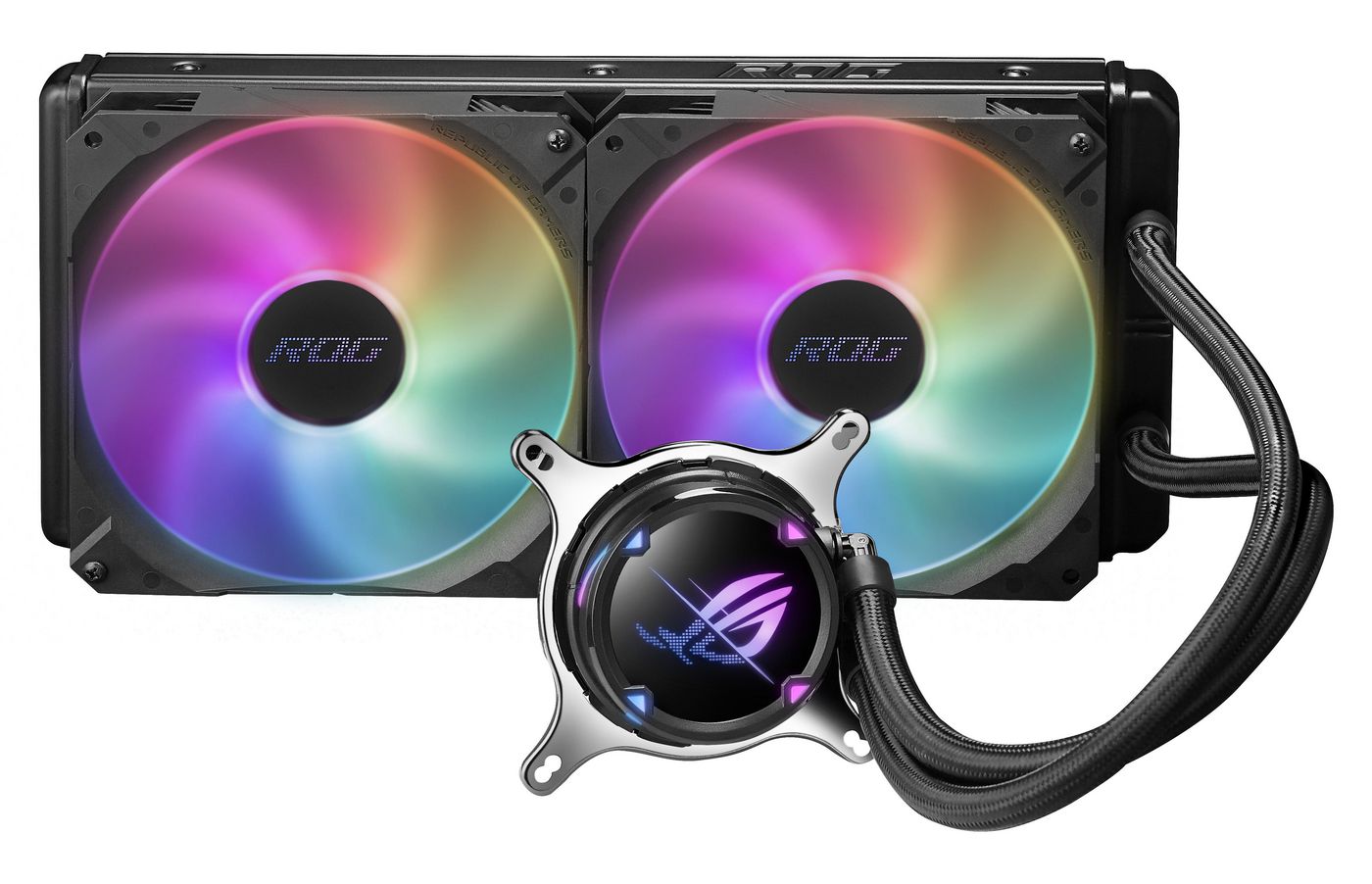 Водно охлаждане Asus Water cooling ROG Strix LC II 280 ARGB / 90RC00C1-M0UAY1 Black L - PN 90RC00C1-M0UAY1