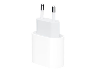 ЗАХРАНВАЩ АДАПТЕР APPLE - USB-C - 20W - White - PN MHJE3ZM/A