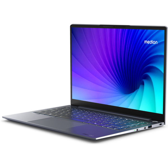 ЛАПТОП MEDION SPRCHRGD 14 S1 Elite MD62637, Qualcomm Snapdragon, 14", 1800p, 16 GB, 512 GB, W11h - Grey - PN 30038923
