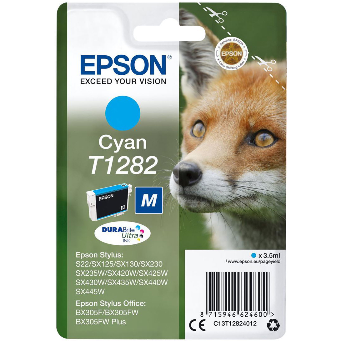 ГЛАВА ЗА EPSON STYLUS S22/SX 125/130/230/235/420W/425W/430W/435W/438W/440W/BX 305F - Cyan - PN C13T12824010