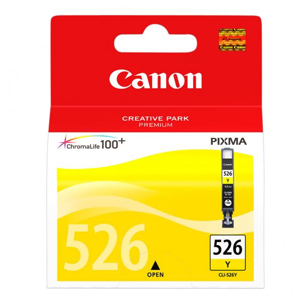 ГЛАВА ЗА CANON PIXMA iP 4850/MG 5150/5250/6150/8150 - Yellow - ink tank - /526/ - CLI526Y (CLI-526Y) - PN 4543B001