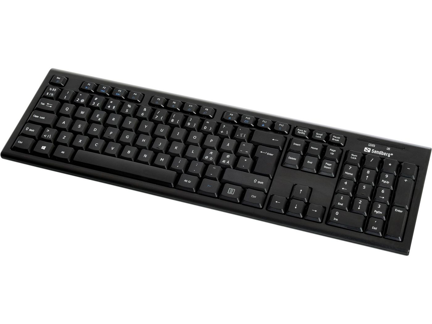 КОМПЛЕКТ МИШКА + КЛАВИАТУРА SANDBERG - Black - PN 631-20