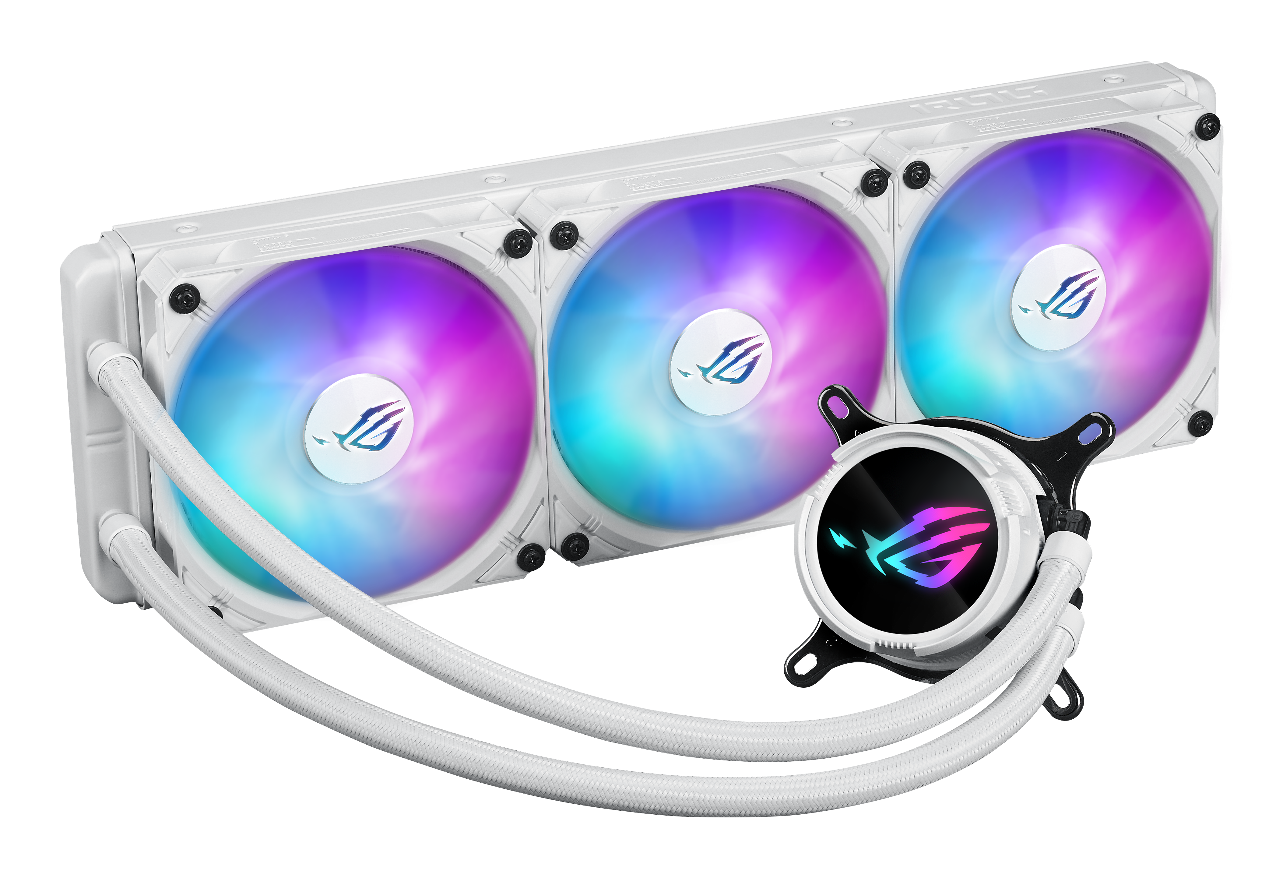 Водно охлаждане за процесор Asus Water cooling ROG Strix LC III 360 ARGB / 90RC00T2-M0UAY0 White XL - PN 90RC00T2-M0UAY0
