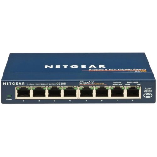 Суич Netgear Switch GS108GE Black - PN GS108GE