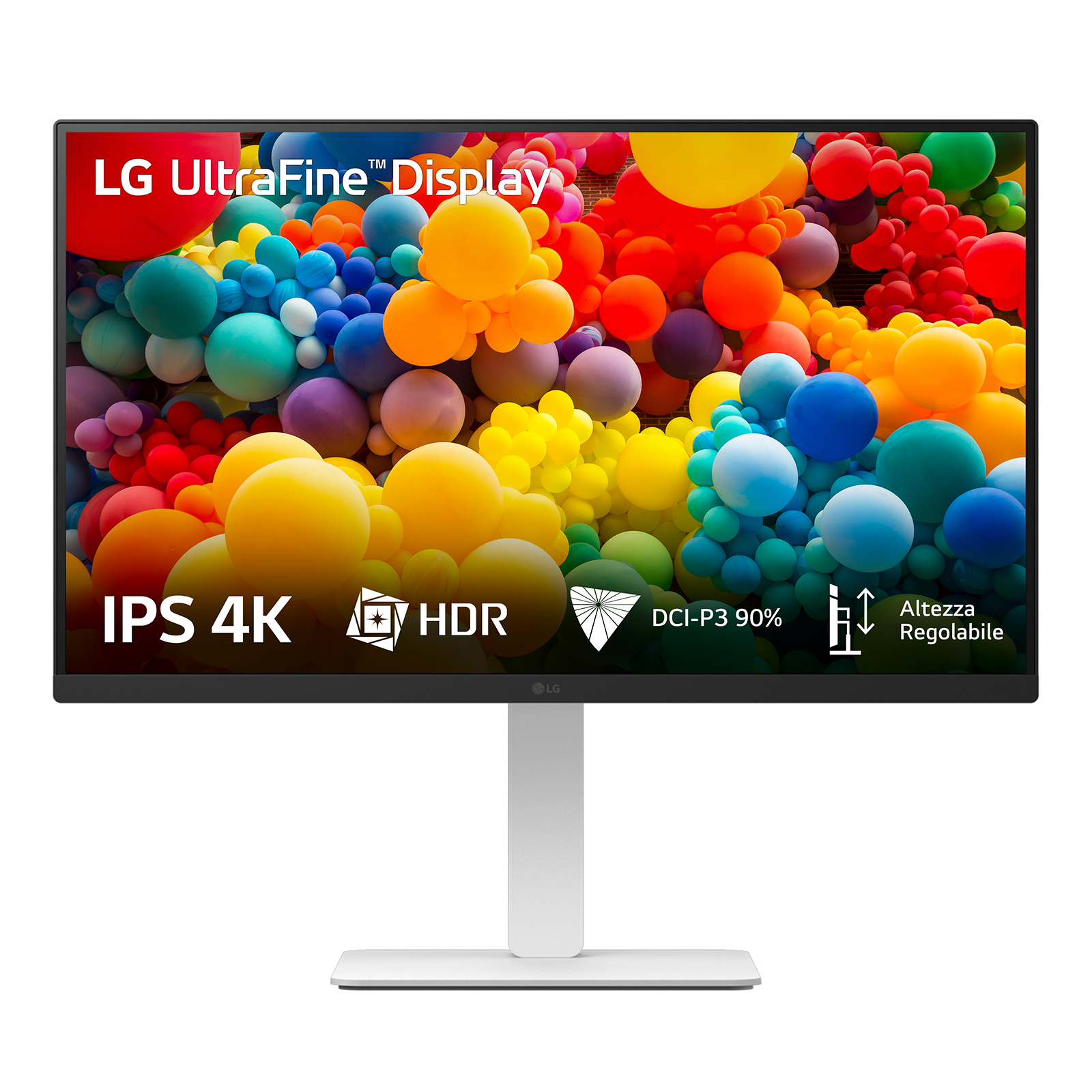 Монитор LG Monitor 27US550-W / 27US550-W.AEU Silver/Black - PN 27US550-W.AEU