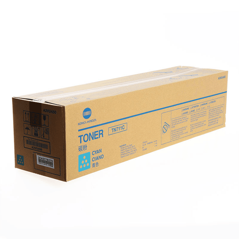Тонер касета за Konica Minolta bizhub Pro C750/C650 Series - Toner - TN711C (TN-711C) / A3VU450 - Cyan - PN A3VU450