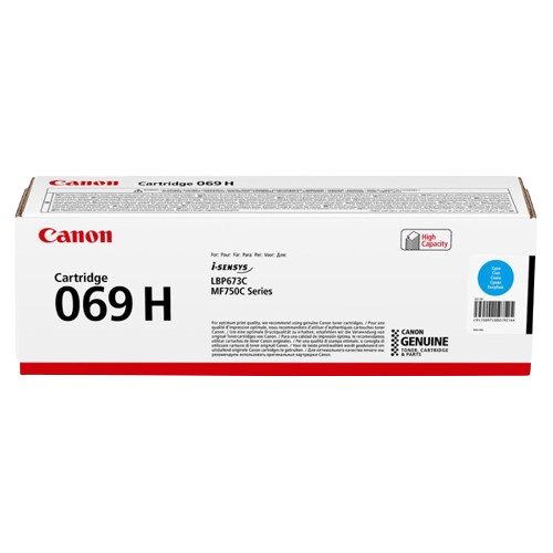 КАСЕТА ЗА CANON i-SENSYS LBP673 series/i-SENSYS MF752/MF754 Series - HIGH CAPACITY - Cyan - CRG-069HC (CRG069HC) - PN 5097C002AA