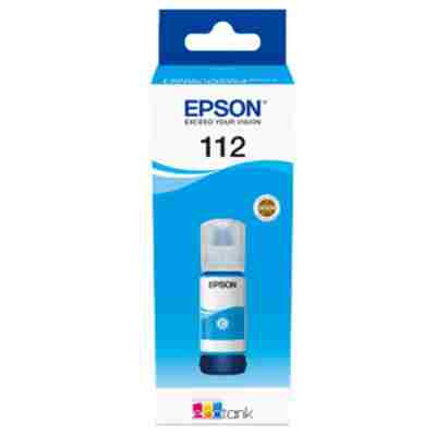 БУТИЛКА МАСТИЛО ЗА EPSON L6460/L6490/L6550/L6570/L11160//L15150/L15180/M15140 - /112/ -  EcoTank - Cyan - Ink Bottle - PN C13T06C24A