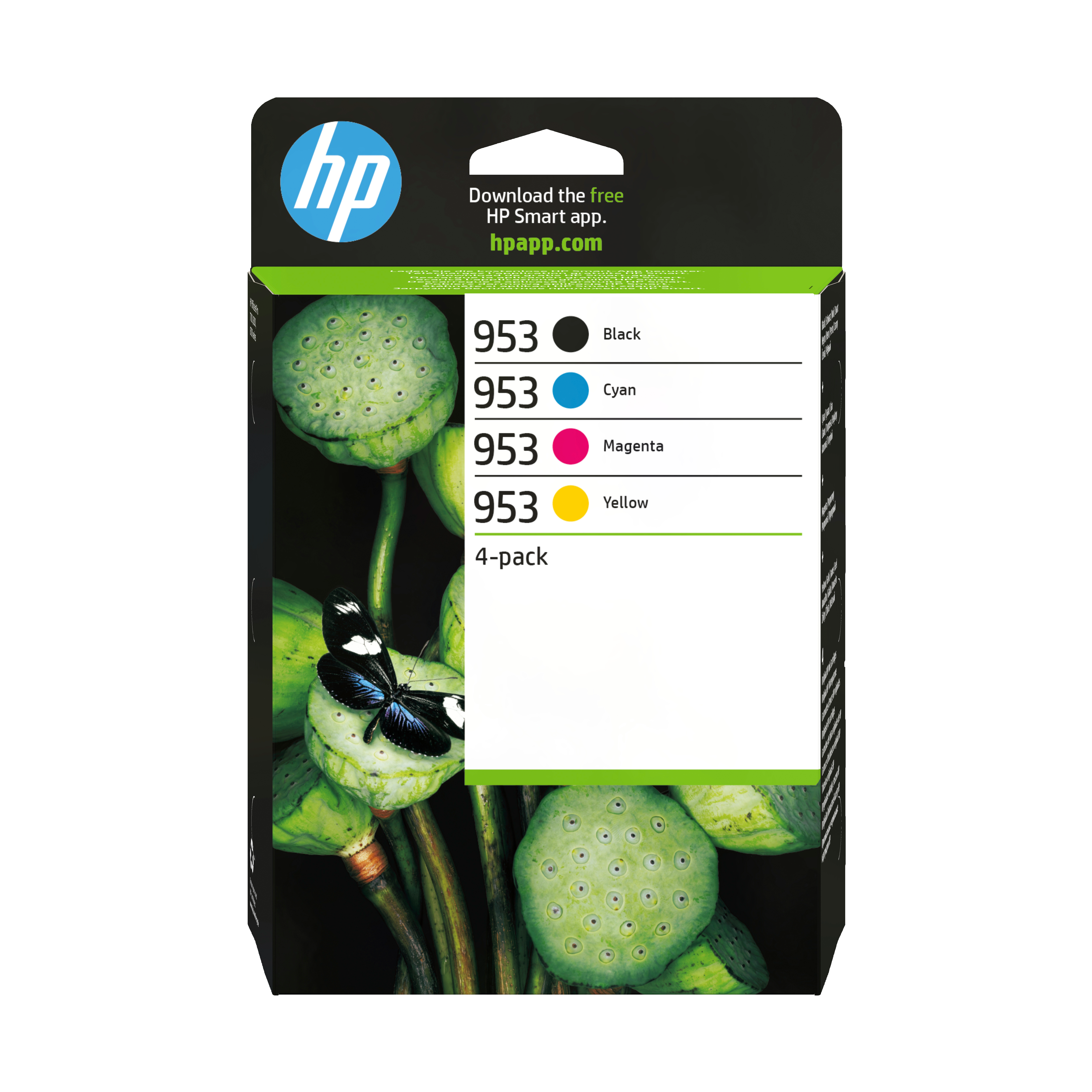 Комплект 4 глави за HP OfficeJet Pro 7700/8720/8200 Series - Ink - /953/ / 6ZC69AE - BK/C/M/Y - Multipack - PN 6ZC69AE
