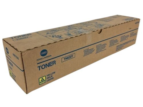 Тонер касета за Konica Minolta AccurioPress C6085/C6100/bizhub Press C6085/C6100 - Toner - TN622Y (TN-622Y) / A5E7251 - Yellow - A5E725J - PN A5E7251