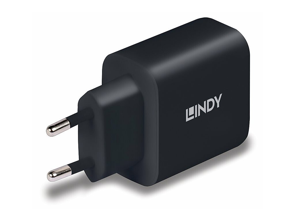 Захранващ адаптер LINDY - USB-C - Black - PN 73426