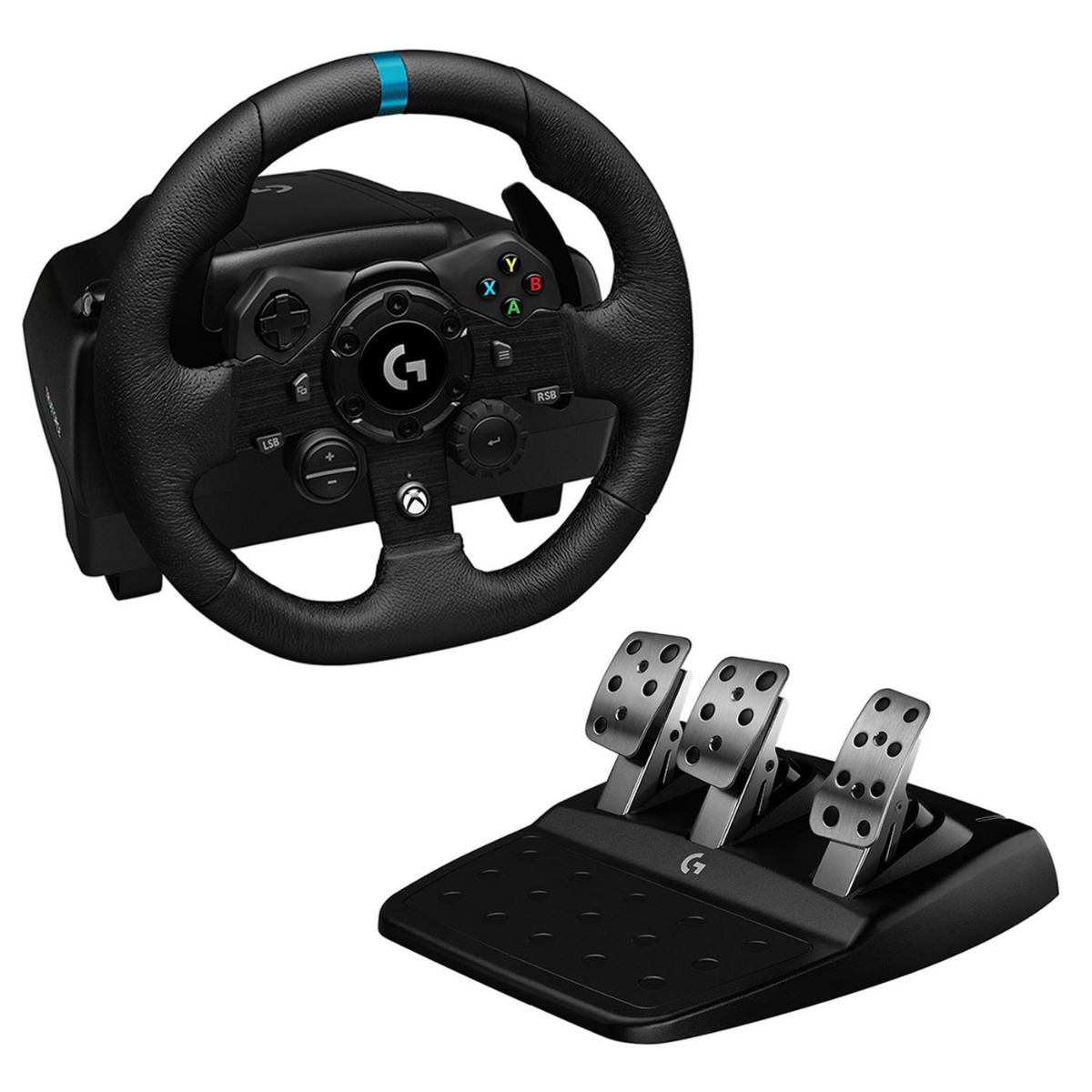 Контролер с педали Logitech Controller G923 Wheel und Pedals PS/PC / 941-000149 Black - PN 941-000149