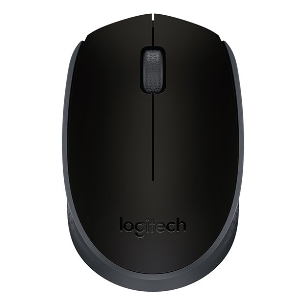 МИШКА LOGITECH M171 - RF Wireless, Alkaline - Wireless / Безжична - Black - PN 910-004424