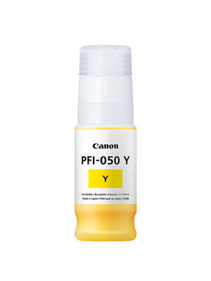 Бутилка мастило за Canon imagePROGRAF TC-20M/TC-20/TC-21M/TC-21 - Ink - PFI050Y (PFI-050Y) / 5701C001 - Yellow - PN 5701C001