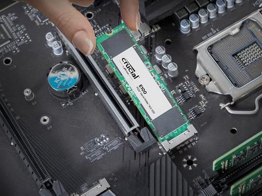 ВЪТРЕШЕН ТВЪРД ДИСК CRUCIAL SSD E100 - 1TB - M.2 2280 - PCie 4.0 - PN CT1000E100SSD8-T