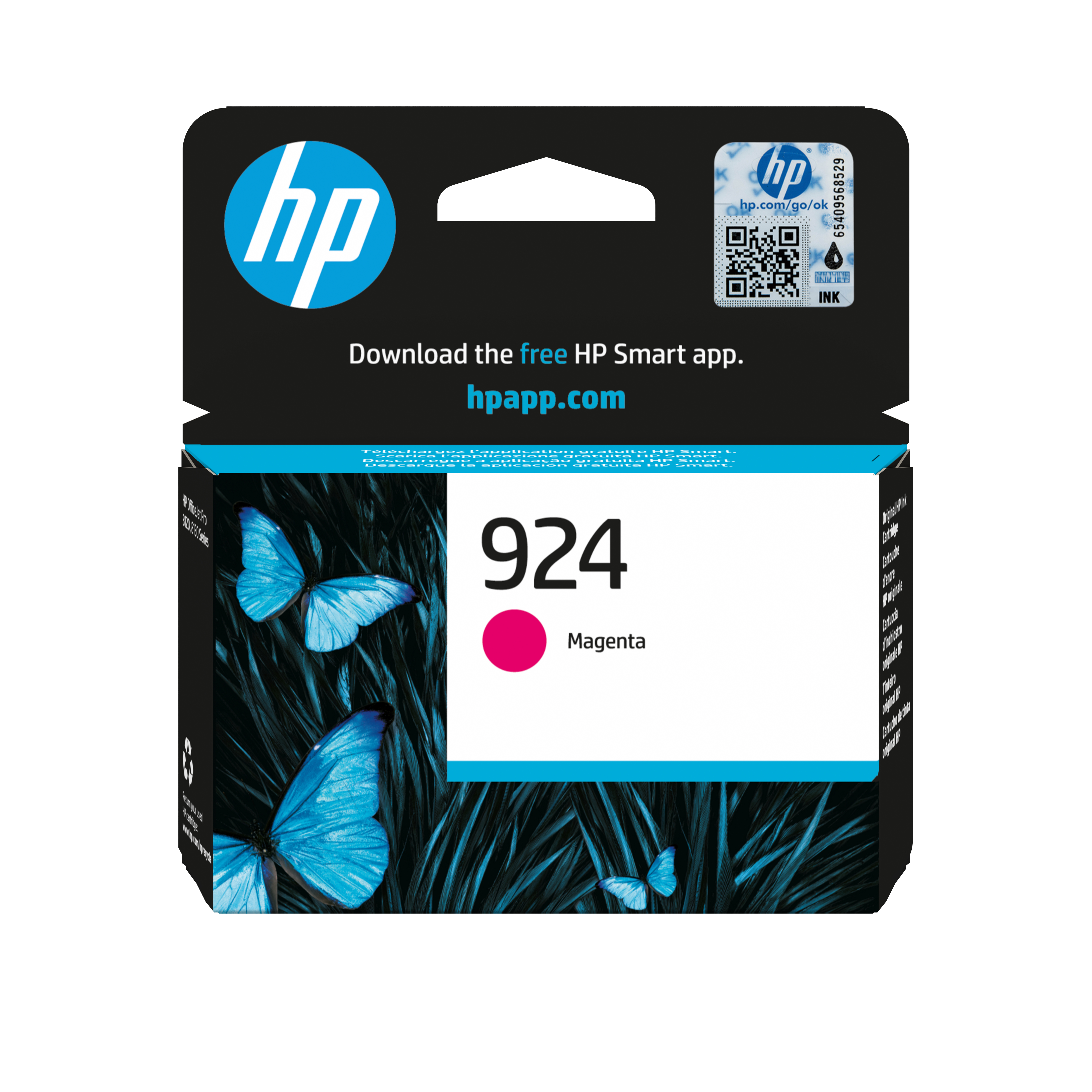 Глава за HP OfficeJet Pro 8122e/8124e/8125e/8128e - Ink - /924/ / 4K0U4NE - Magenta - PN 4K0U4NE