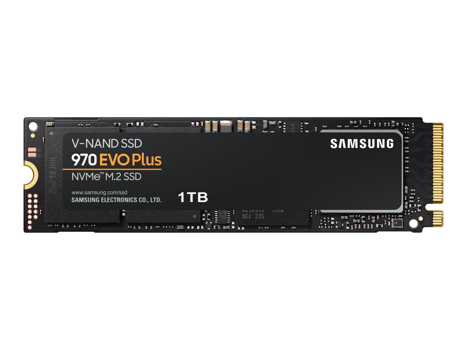 ВЪТРЕШЕН ТВЪРД ДИСК SAMSUNG SSD 970 EVO Plus - 1TB - M.2 2280 - PCIe 3.0 x4 NVMe - PN MZ-V7S1T0BW