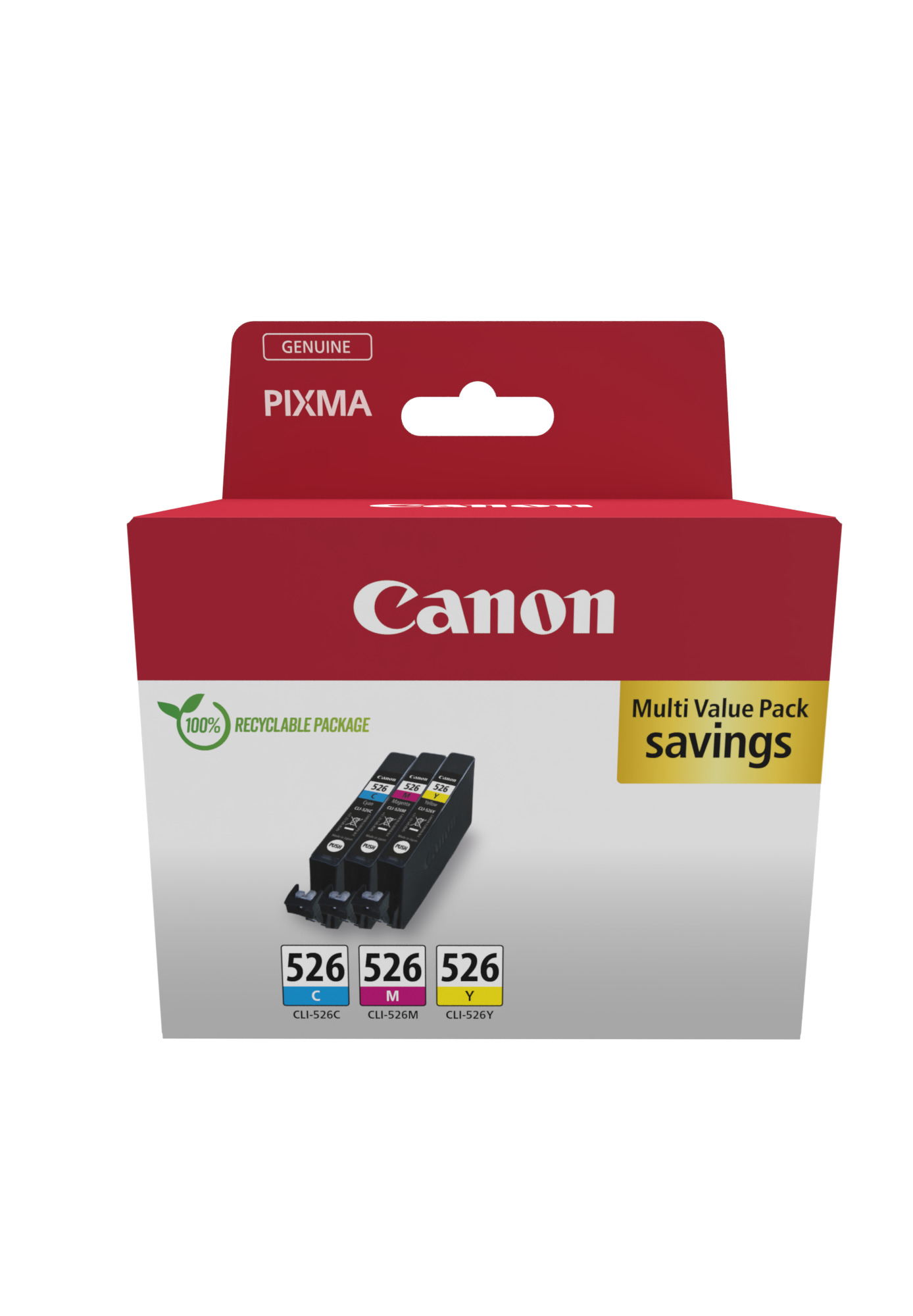 Комплект 3 глави за Canon Pixma MX890/MG6200 Series - Ink - CLI526 (CLI-526) / 4541B018 - C/M/Y - PN 4541B018