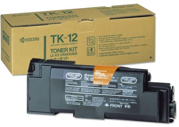 КАСЕТА ЗА KYOCERA MITA FS1550/FS1600 - TK12 (TK-12) - OUTLET -  Black -  PN 37027012
