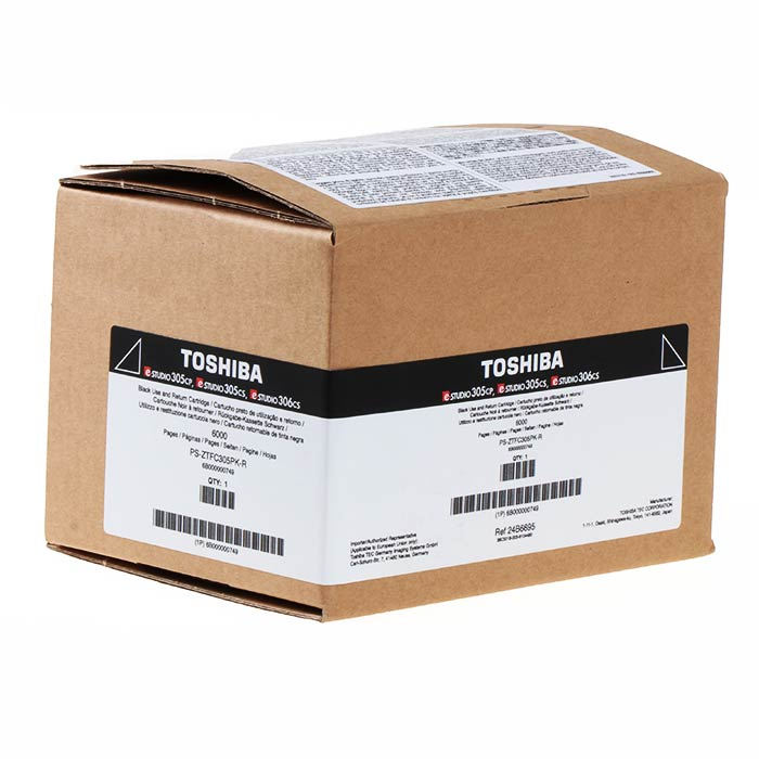 Тонер касета за Toshiba E-Studio 305CS/305CP/306CS - Toner - T-305PK-R (T305PKR) / 6B000000748 - Black - 6B000000749 - PN 6B000000748