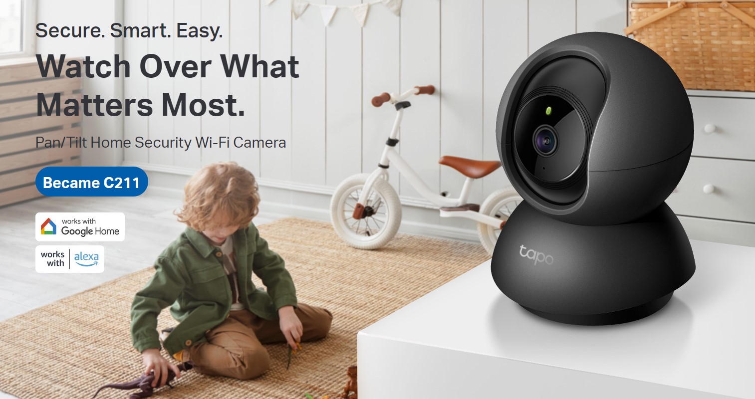 Камера за видеонаблюдение TP-LINK Surveillance camera C211 / TAPO C211 - Black - PN TAPO C211