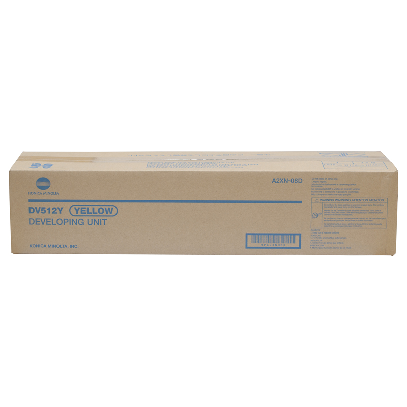 ДЕВЕЛОПЕРНА КАСЕТА ЗА KONICA MINOLTA BIZHUB C224/C284/C364/C454/C55/C554 - Yellow - DEVELOPER UNIT - DV-512Y (DV512Y) - PN A2XN08D